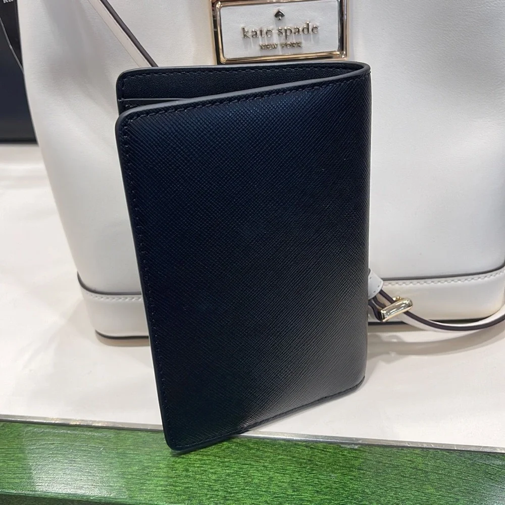 Kate Spade Madison Leather Passport Holder, Crush Proof, Black
NWT - Picture 3 of 16